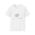 Minimal Palm Leaf 'Less Is More' T-Shirt | Botanical Minimalist Tee