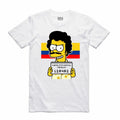 BRAND NEW Streetwear on Demand BOOTLEG ESCO BART WHITE Tee Shirt SMALL-3XLARGE