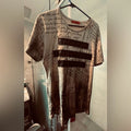 Young Republic Casual Shirt - Large - Y2K Summer Short Sleeve Shirt - Iced Mocha