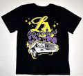 CVLA Graphic T Shirt Sz XL Creative Visuals LA City Of Angels Black Short Sleeve
