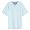 Tommy Bahama Men’s Small Picasso Blue Coasta Vera V-Neck Short Sleeve Tee