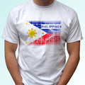Philippines flag white t shirt filipino tee holiday top - mens womens kids sizes