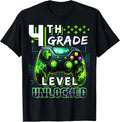 Design School Funny Gamer First Day 4th Grade Unisex T-Shirt