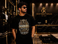Habibi Luxury Streetwear T-Shirt | Arabic Calligraphy Crest
