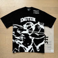 Mixed Emotion - Retro Trend Letterprint Loose Round-neck T-shirt
