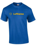 Lufthansa Vintage Logo German Airline Aviation T-Shirt Cotton Shirt S - 5XL