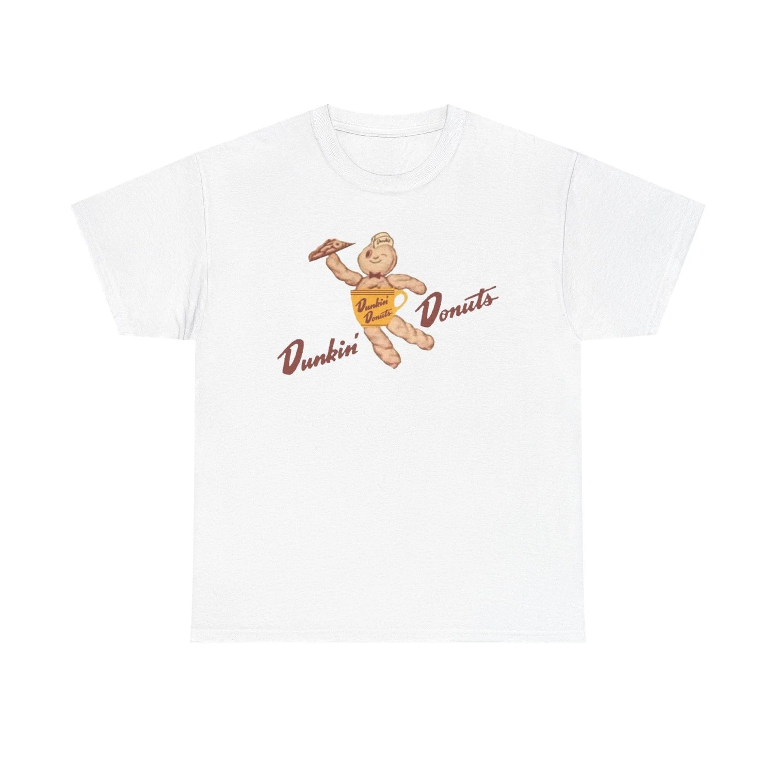 Dunkin’ Donuts T-shirt vintage retro logo Boston graphic Unisex Heavy Cotton Tee