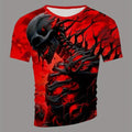 Men's Skull Print T-Shirt Street Style Casual Short Sleeve BNWT XL great 🎁
