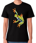 Red Eyed Tree Frog Graphic T-Shirt Wildlife Nature Gift Unisex Tee