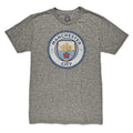 Manchester City Badge Premium Vintage Triblend Slub T-Shirt Grey - 1863FC