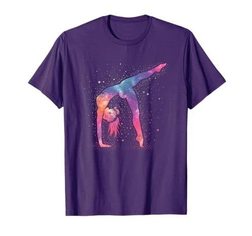 Trendy Gymnast Flip Flip Jump Pose Balance Beam Girl T-Shirtfrom JP