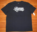 NWT Mens BANANA REPUBLIC Script Logo PREMIUM WASH Graphic Tee T-Shirt MEDIUM *K7