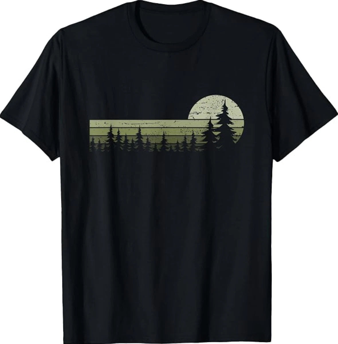 Trees Wildlife Nature Vintage Forest T-Shirt