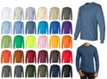 MEN'S PRESHRUNK, HEAVYWEIGHT, LONG SLEEVE, COTTON JERSEY T-SHIRT, SOFT, S-5XL