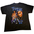 2Pac All Eyez On Me Graphic T-Shirt Mens XL Black Tupac Shakur Rap Tee 31781612