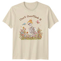 Dont OverThink It Skeleton Floral T-Shirt Summer Quote Trendy Mens Womens