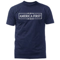 America First Patriotic USA Pride Conservative Political with Stars T-shirt