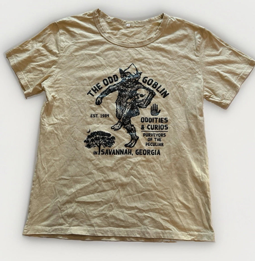 ⁠The Odd Goblin T Shirt Large Savannah Georgia Oddities Curios Goblincore Tee