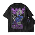 Dark Souls T Shirt Washed Vintage Anime Streetwear Oversized Graphic Tee Men