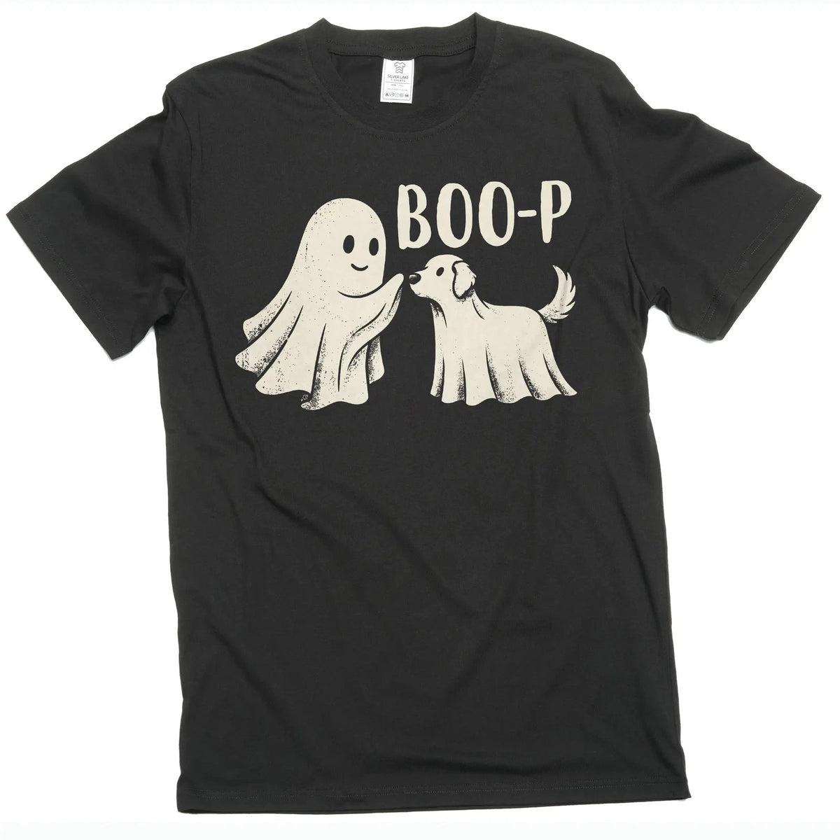 Boo-P Ghost Dog Shirt Funny Halloween Puppy Pet Lover Spooky Graphic Tee