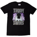 Teddy Swims T-Shirt: Retro Bootleg (Black) OFFICIAL NEW