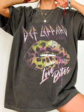 Def Leppard Love Bites Cotton T-Shirt Unisex Rock Band Vintage Cotton TEE