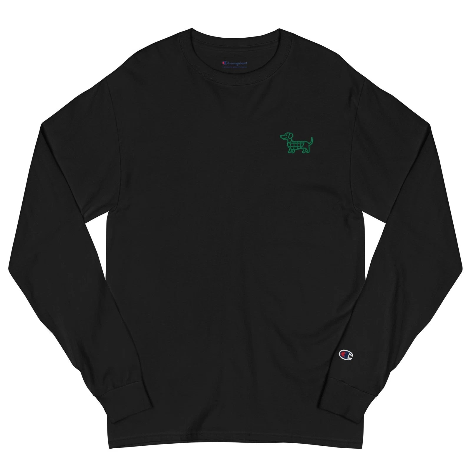 DOXND x Champion Dachshund Long Sleeve Shirt Wiener Dog Streetwear