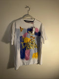 Vng Bleu Dstrkt Original Raised Graffiti Mens Short Sleeve T Shirt Size S NWT