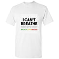 Black Lives Matter I Can't Breathe Equality LGBTQ White Men T Shirt Tee S - 5XL