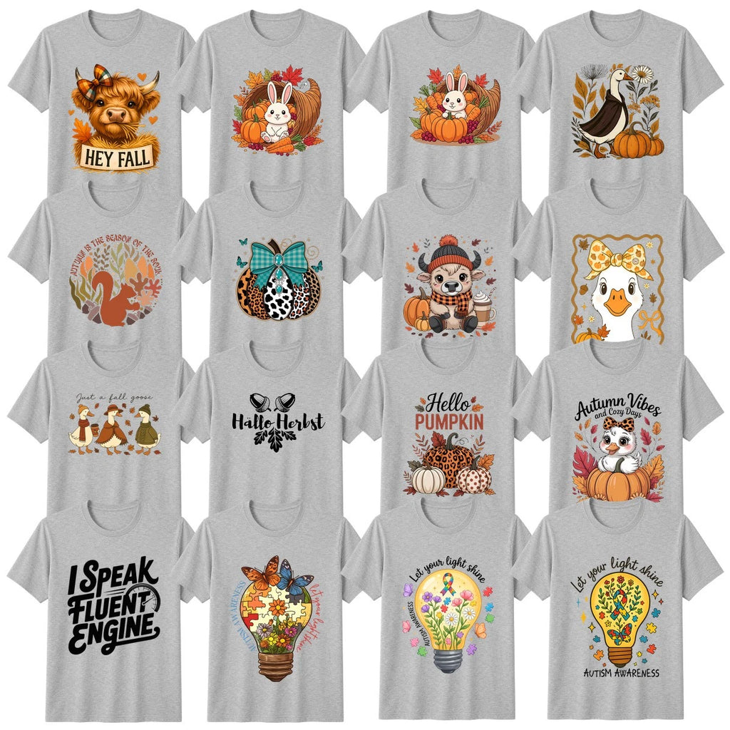 Farm Animal Awareness T-Shirt Autumn Country Halloween Gift