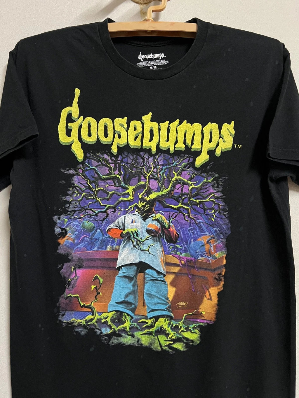 Goosebumps Headless Ghost T Shirt Scholastic Horror Halloween Black M Philcos