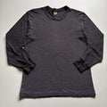 Vintage Sun Faded Black Blank Long Sleeve Shirt Men's Large 90s Distressed Rare