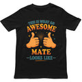 This is What an Awesome Mate Looks Like T Shirt - Gift for Men, Women, kids