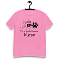 I'm a Simple Woman nurse t-shirt