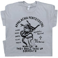 Snake Handling Church T Shirt Weird Occult Tee Rattlesnake Graphic Cult Horror