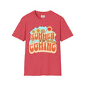 Retro Summer Vibes T-Shirt Creative Gift Casual Wear Vacation Shirt Beach Swim