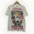 Don Ed Hardy AOP Graphic Design Tshirt Y2K Medium Street Wear Christian Audigier