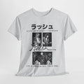 Rush Band Live in Japan Tee: Retro Rock Concert T-Shirt