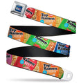 Nissin Foods Belt, Seatbelt Buckle Belt, Top Ramen Vivid Flavor Packages Stac...