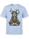 FANTUCCI Spirit Howler T-Shirt | Tribal Dog Shaman Tee | Unisex
