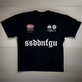 Darc Sport Wolves SSDDNFGU Limited Edition Size L Oversized T-Shirt Heavy Weight