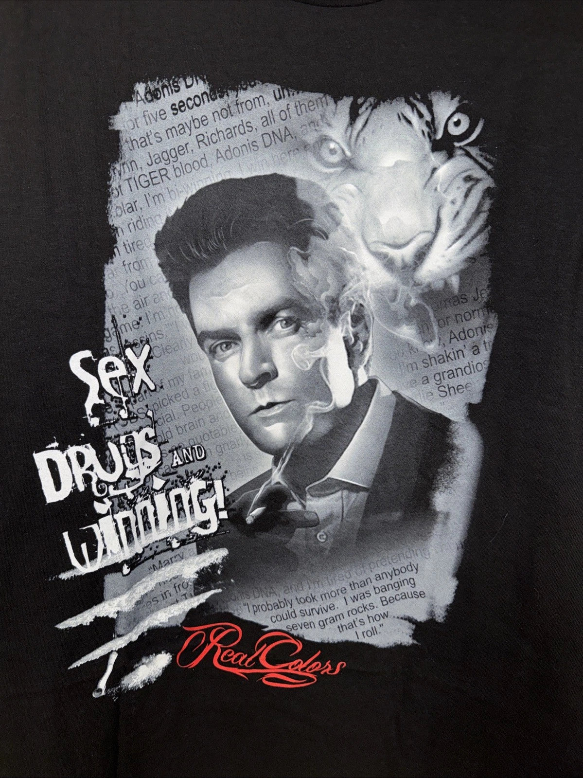 Real Colors Streetwear “Charlie Sheen” Shirt Large Brand New With Tags Winning
