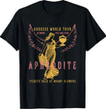 Aphrodite Goddess Distressed Band Dark Academia T-Shirt