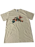 Akoo Men's McCoy Snobby Embroidered Knit Tee Bleached Sand $55