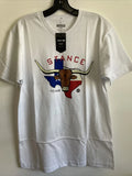 New Stance Designer Mens Graphic Street Style Texas Logo Tee Shirt Size M White
