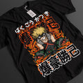 My Hero Academia Shirt Bakugo Tshirt Deku Kacchan Top Todoroki MHA Unisex Tee