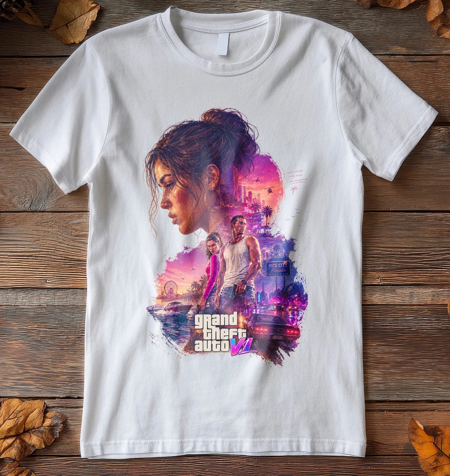 Inspired by GTA Unofficial Graphic Art 006 Childrens/Kids Adult t shirts/t-shirt