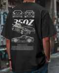 350Z Fan Art T‑Shirt 100% Cotton Nissan JDM Fairlady Z Graphic Unisex Tee