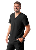 Adar Addition Scrubs For Men - Classic V-Neck Scrub Top