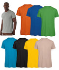 B&C Organic Cotton Mens T-shirt Inspire Luxury Short Sleeve Plain Fit Casual T